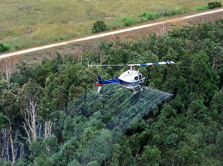 aerial spraying