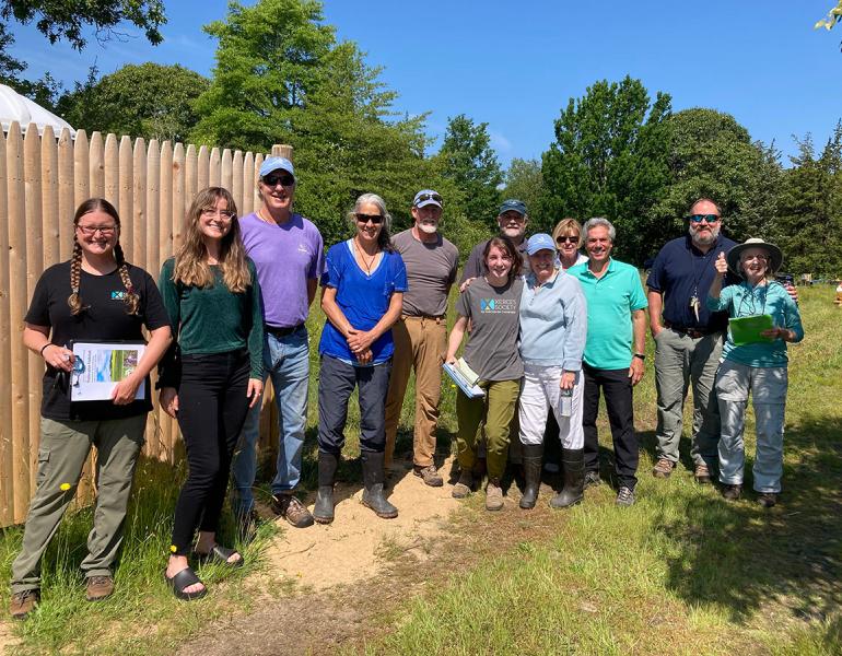 Group of Xerces staff and community members posing for a picture